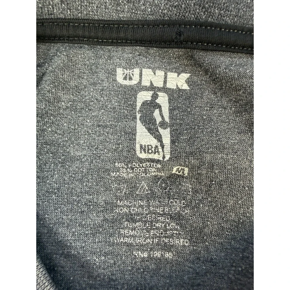 Denver Nuggets UNK NBA Gray Graphic T Shirt Men's Large Basketball Logo Tee